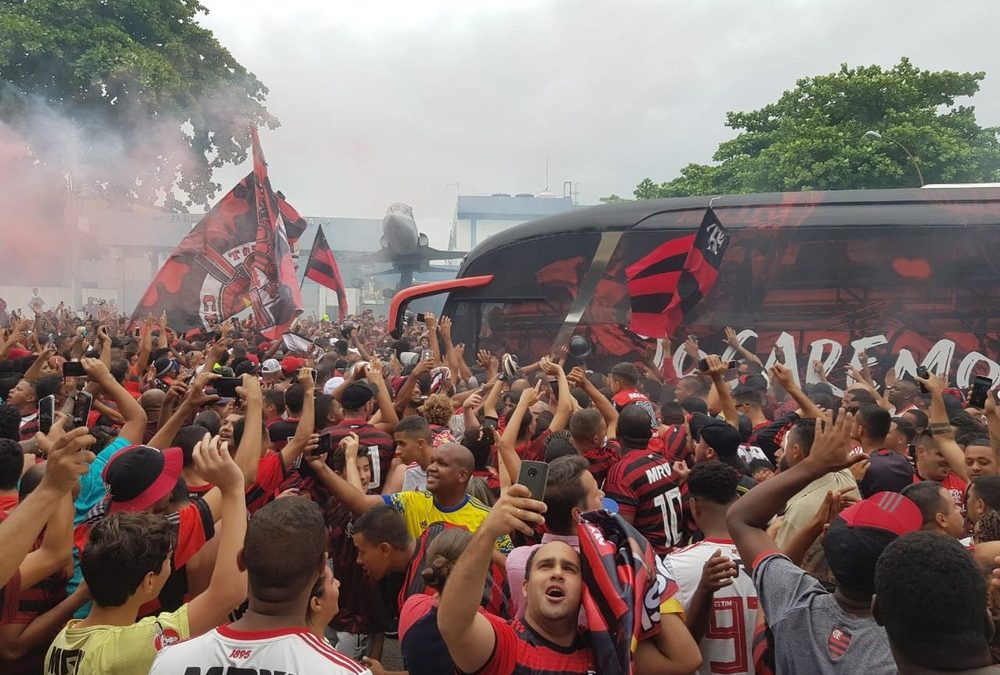 Embarque do Flamengo para o Catar tem esquema especial de segurança