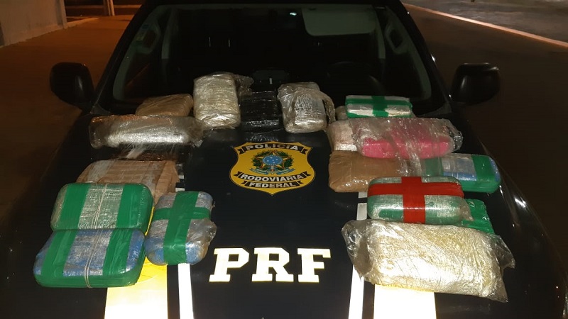 PRF apreende drogas escondidas em veículo avaliadas em R$ 600 mil
