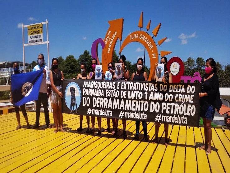 Marisqueiras do Delta fazem manifesto devido às consequências do derramamento de óleo