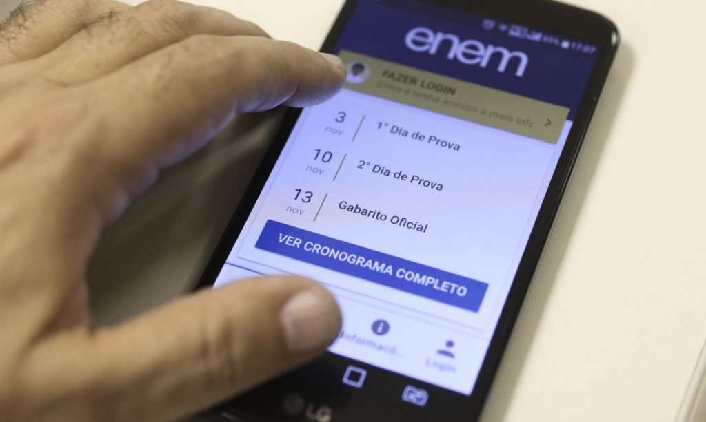 Aplicativo de Celular ENEM 2019