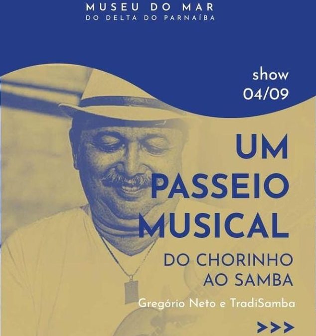 “Um Passeio Musical: Do Chorinho ao Samba”, neste sábado (04), vai arrecadar livros
