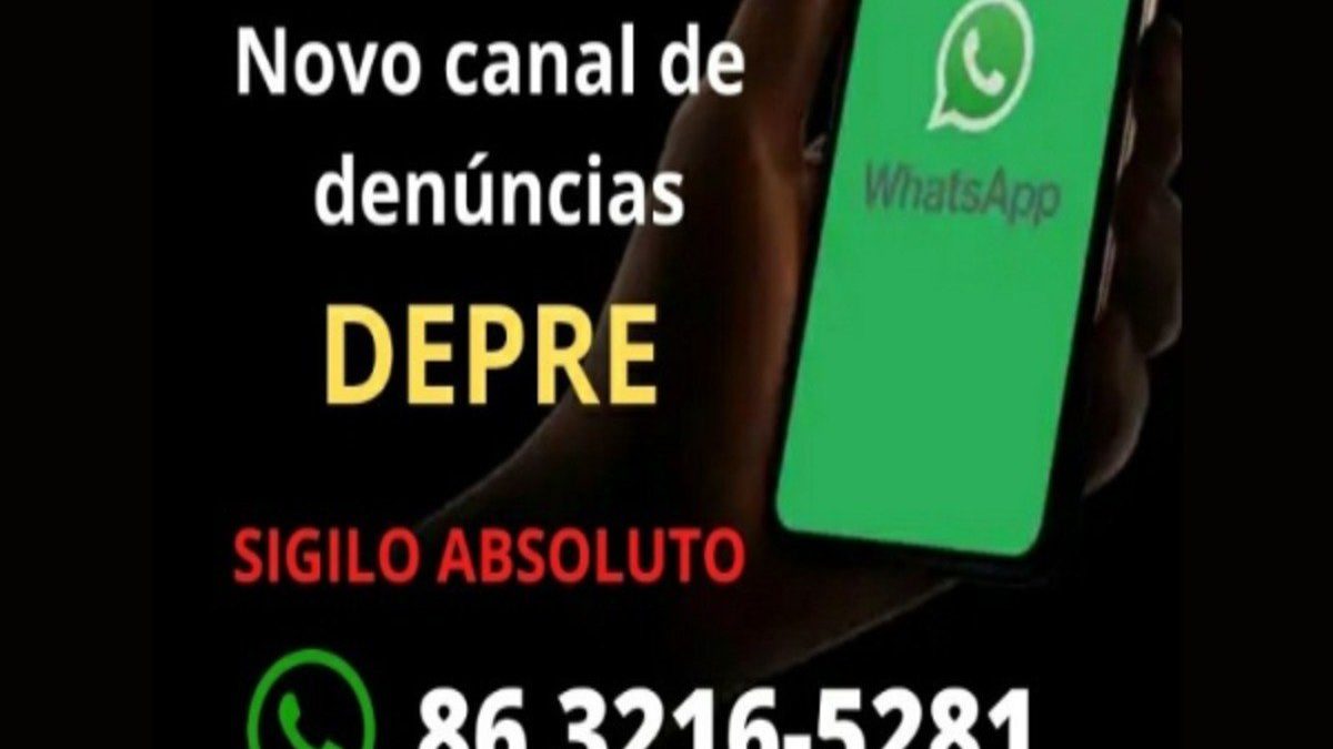 DEPRE lança Canal de Denúncias Anônimas via WhatsApp