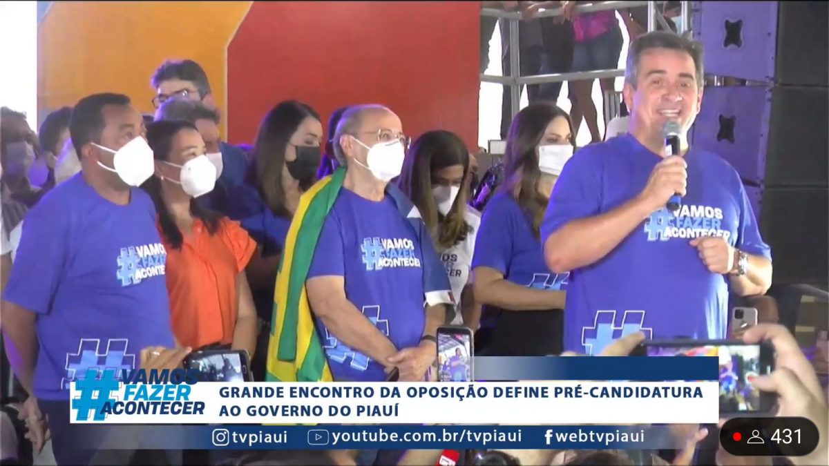Oposição oficializa pré-candidatura de Sílvio e Iracema ao Governo do Piauí