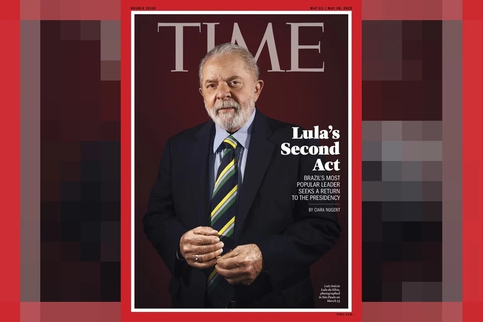 Lula é capa da revista Time: “ A política está em cada célula minha”