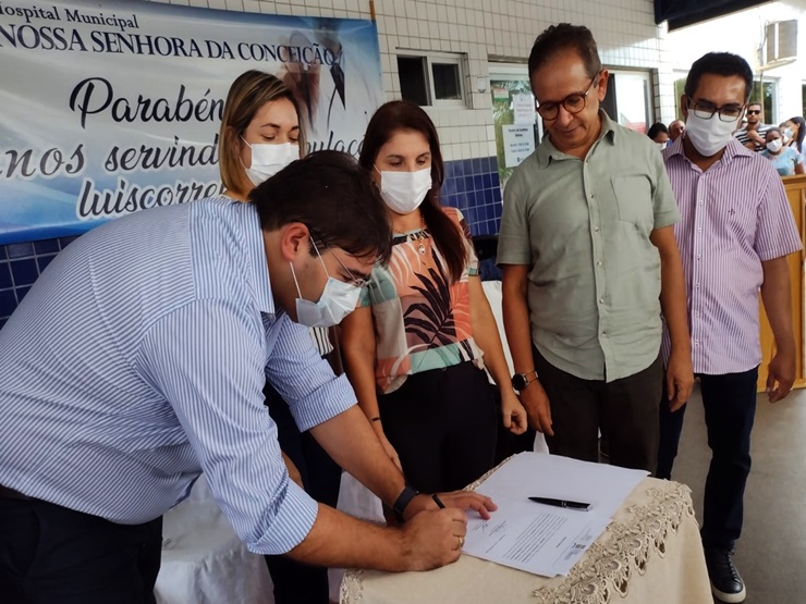 Ordem Serviço é assinada para reforma e ampliação do hospital de Luís Correia