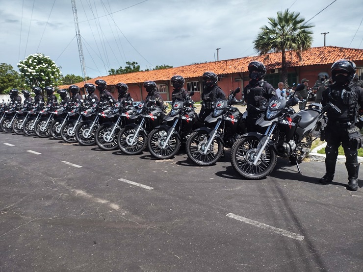Em comemoração aos 187 anos da PM-PI, 2º Batalhão em Parnaíba é contemplado com 21 motos