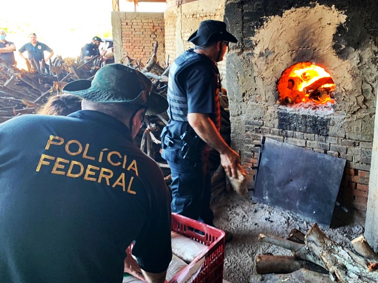 Maconha e cocaína são incineradas pela Polícia Federal no litoral do Piauí