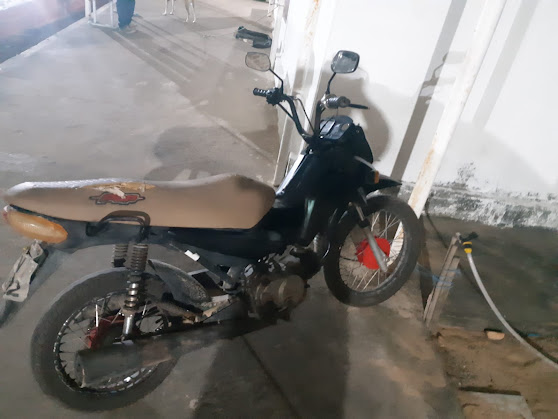 Motocicleta furtada no último sábado em Parnaíba é recuperada pela Força Tática