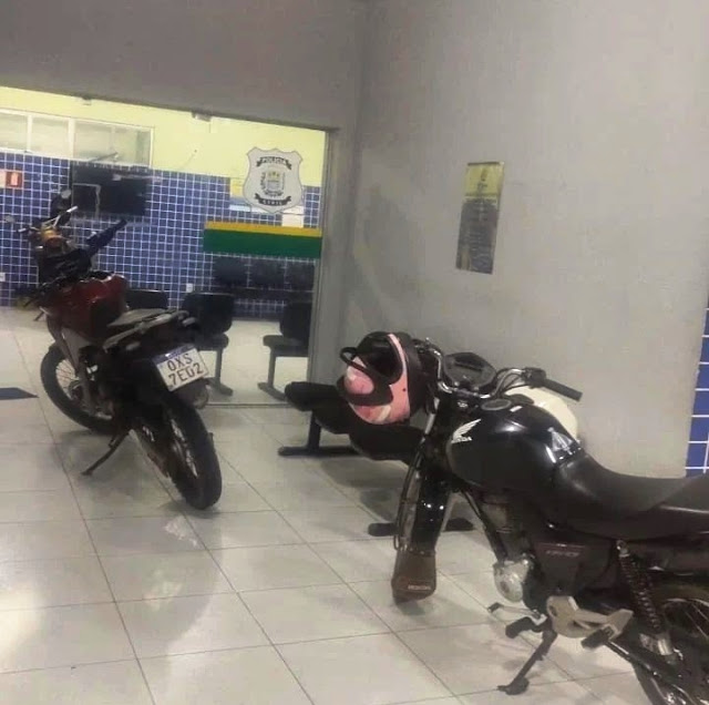 Força Tática recupera duas motos roubadas e apreende armas de fogo após assalto em Parnaíba