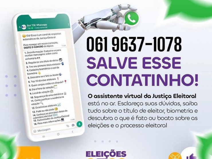 Justiça Eleitoral lança plataforma online para esclarecer dúvidas