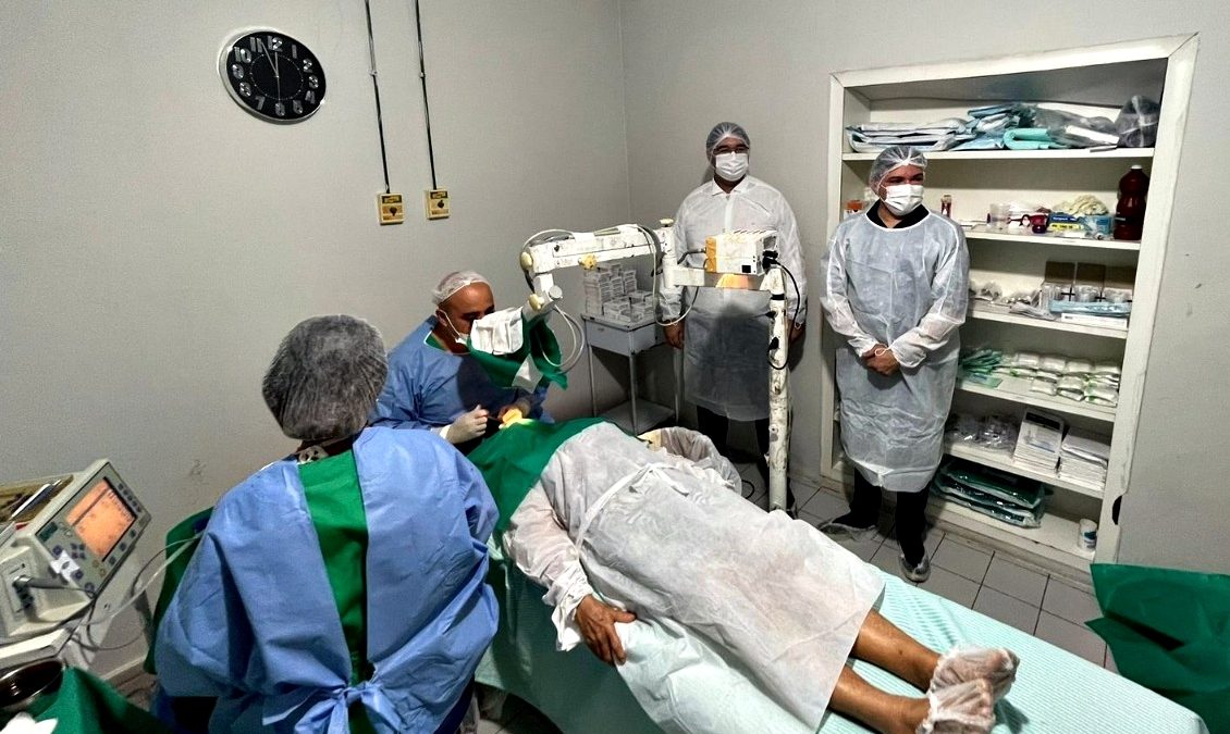 Hospital Estadual Dirceu Arcoverde atende mais de mil pacientes com Mutirão de Cirurgias de Catarata
