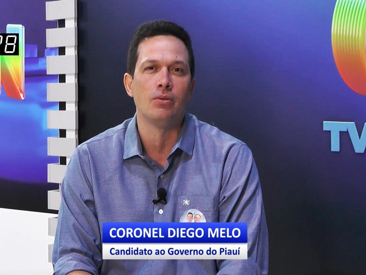 Candidato a governador Diego Melo será sabatinado nesta terça na TV Costa Norte