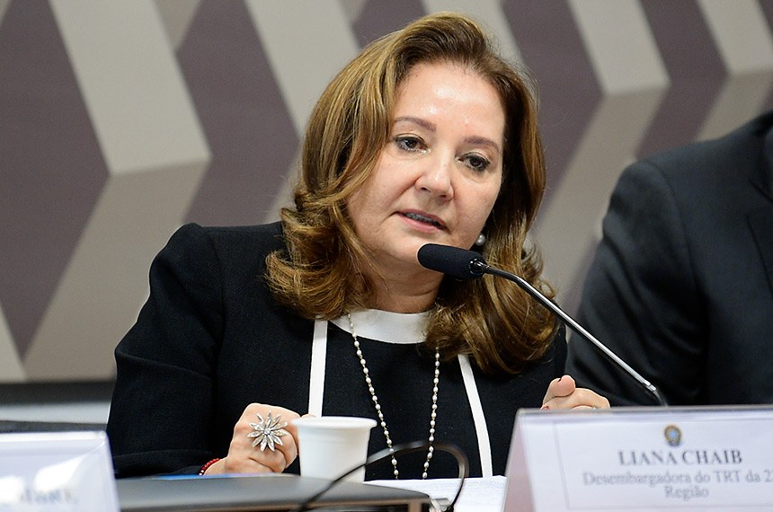 Liana Chaib. Ministra do Tribunal Superior do Trabalho