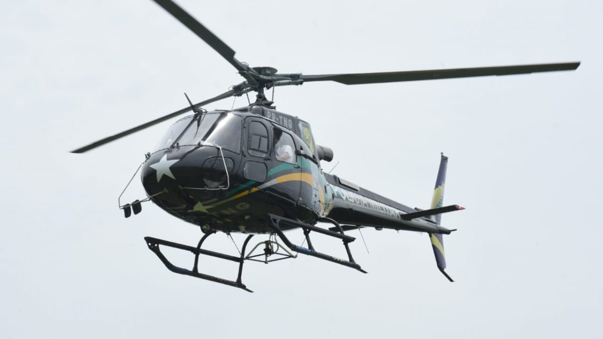 Governador Rafael anuncia ampliação no número de helicópteros para ações de segurança