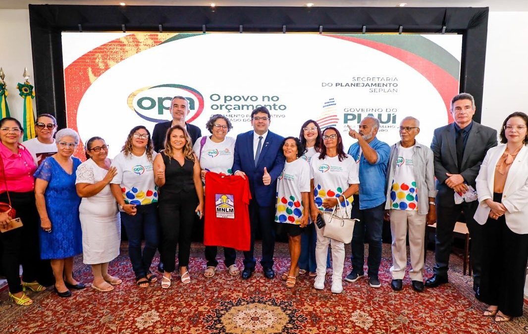 Parnaíba e Teresina serão pioneiras no programa de orçamento participativo do Governo do Piauí