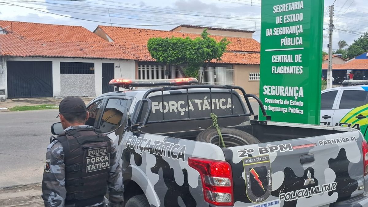 Força Tática da Polícia Militar em Parnaíba prende foragido da justiça do Maranhão