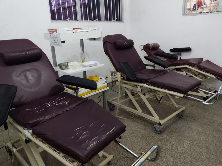 Banco de sangue em Parnaíba está abaixo do limite para as demandas