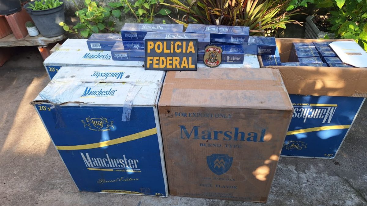 Polícia Federal de Parnaíba combate contrabando de cigarros no norte do Piauí
