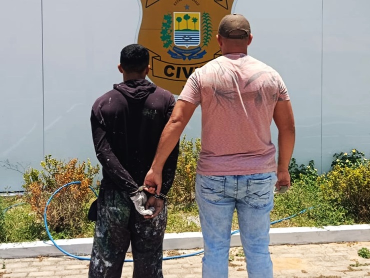 Jovem é preso no Bairro São Vicente de Paula acusado de roubo