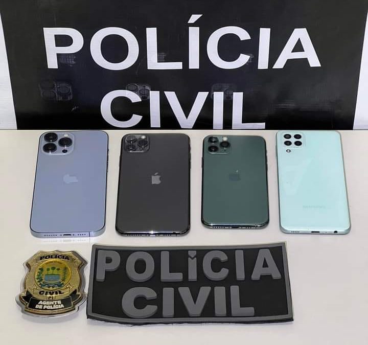 Celulares roubados são recuperados pela polícia em Buriti dos Lopes
