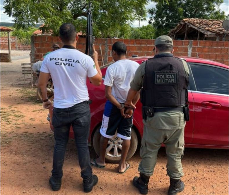 Homem é preso por tentar matar os próprios filhos na zona rural de Buriti do Lopes