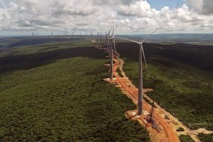 Parque Lagoa dos Ventos, maior complexo eólico do Brasil, está no Piauí.