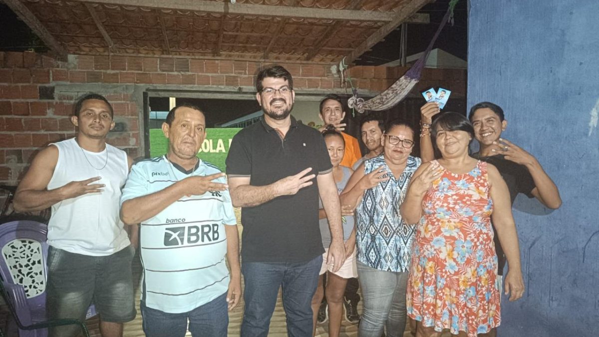 Erivelton Fontenele realiza caminhadas e reuniões com apoiadores em Parnaíba