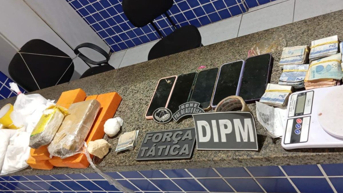 Flagrante em Parnaíba: PM prende suspeito e apreende drogas no Bairro Planalto