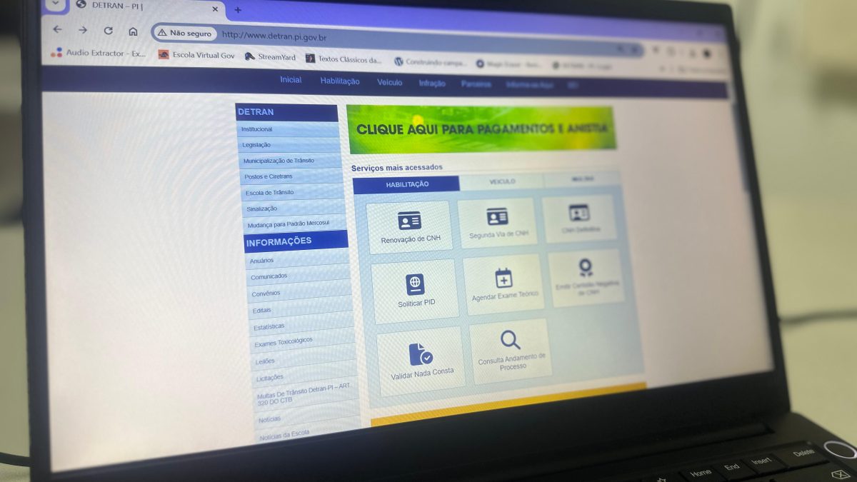 CNH e veículos têm mais serviços online no Piauí