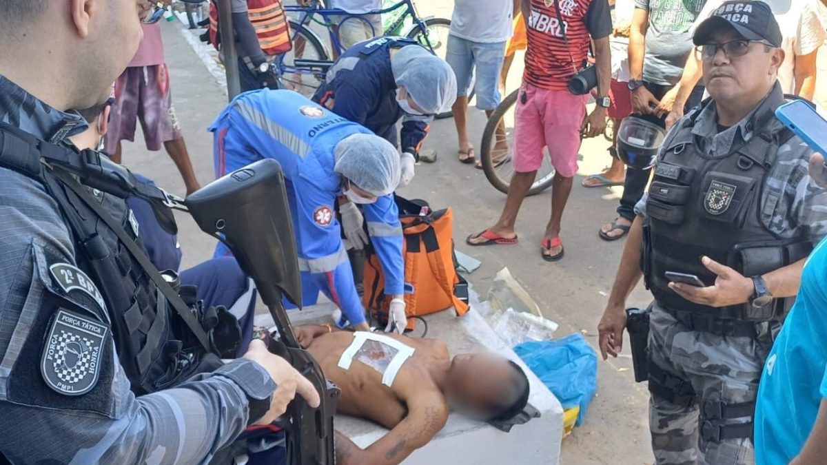 Morador de rua sofre tentativa de homicídio no Bairro Mendonça Clark, em Parnaíba