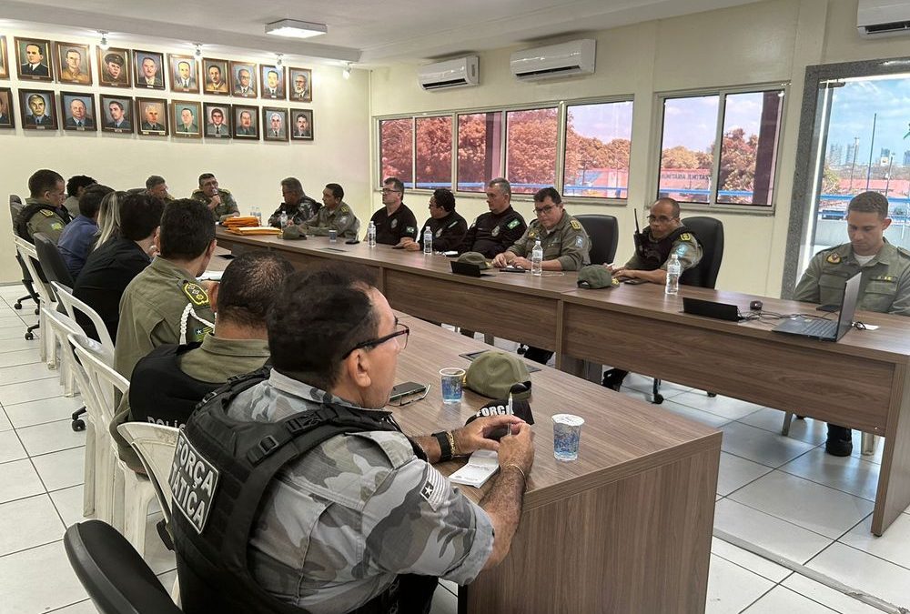 Tropas da Polícia Militar que reforçarão a segurança nas eleições municipais