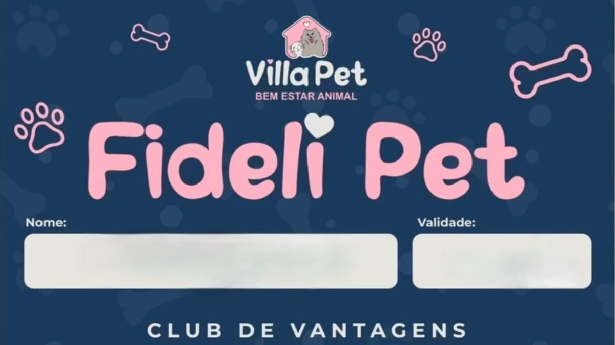 Villa Pet cria programa de fidelização com benefícios exclusivos