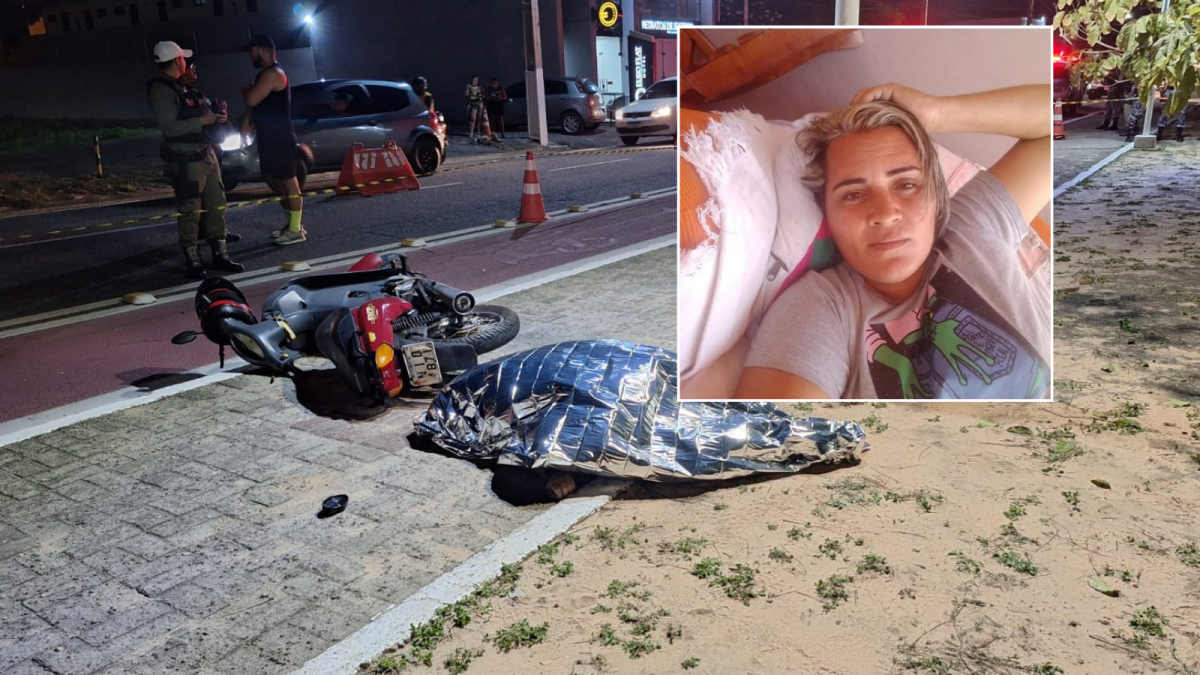 Motociclista colide contra meio-fio e morre, na Avenida São Sebastião