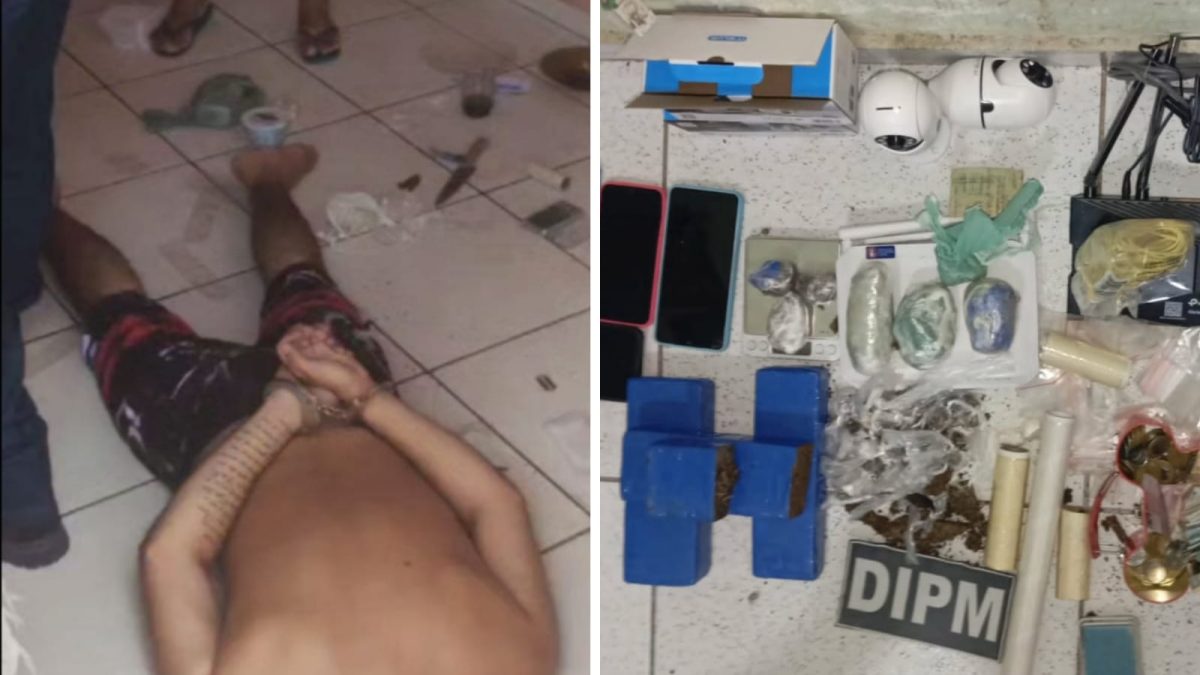 Jovem suspeito de tráfico de drogas usava câmeras para monitorar chegada da polícia