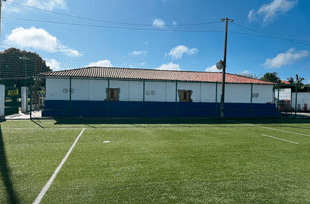 Campo de futebol em Parnaíba é revitalizado com apoio do OPA