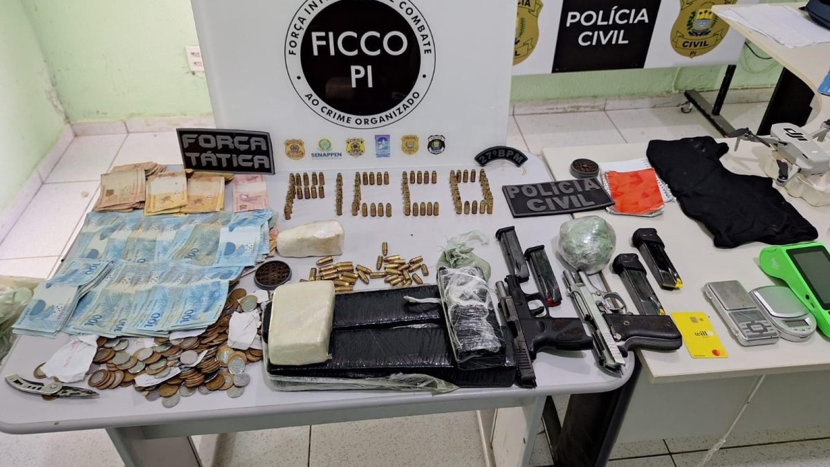 Operação mira facção envolvida com tráfico e homicídios no litoral do Piauí