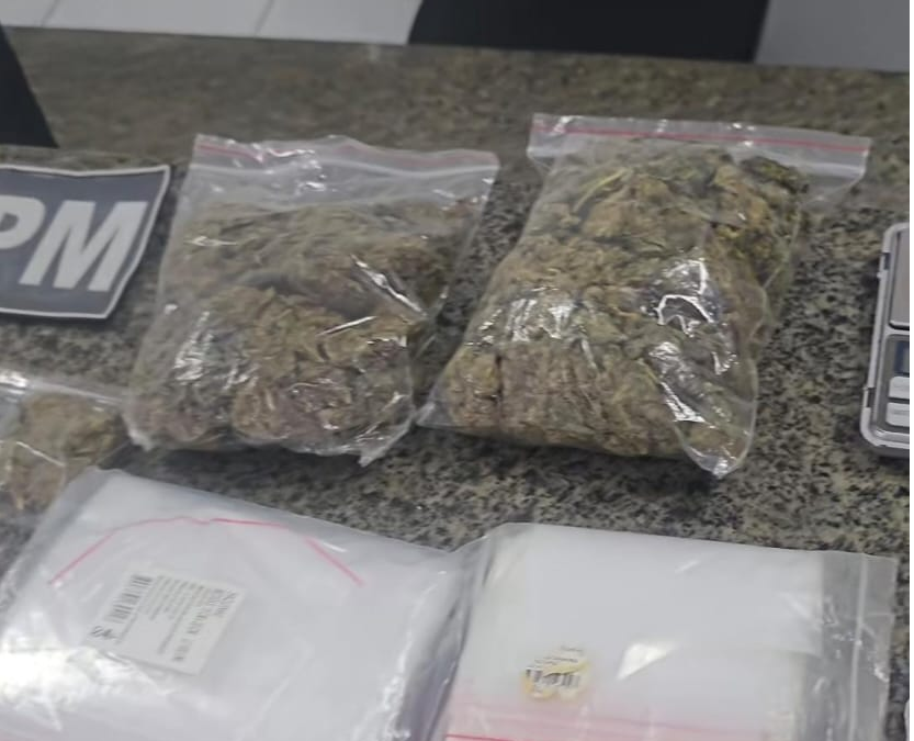 Inteligência da PM apreende grande quantidade de drogas em residência no bairro Conselheiro Alberto Silva, em Parnaíba