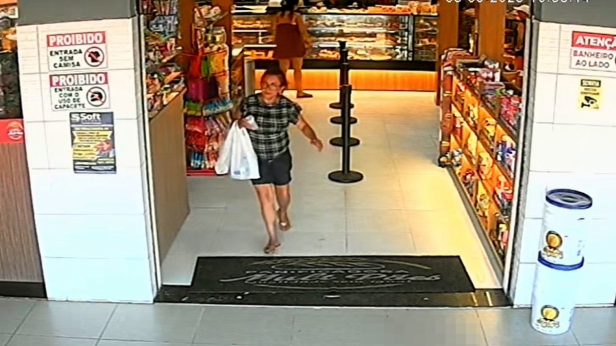 Polícia divulga imagens de suspeita em furto de cofre em Parnaíba