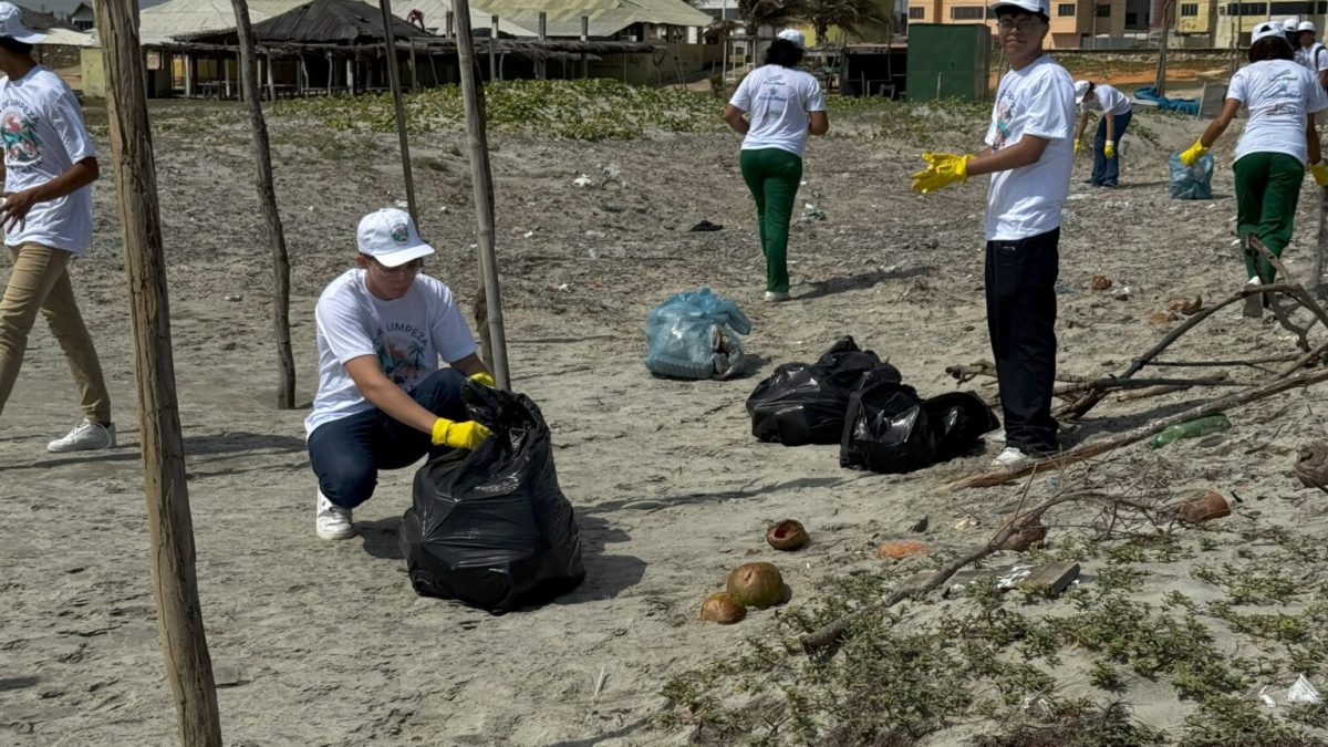 Mutirão promove limpeza na praia de Atalaia em Luís Correia