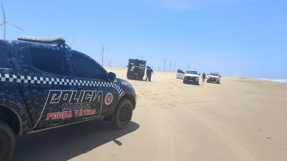 Homem é encontrado morto com os pés e mãos amarrados na Praia da Pedra do Sal, em Parnaíba