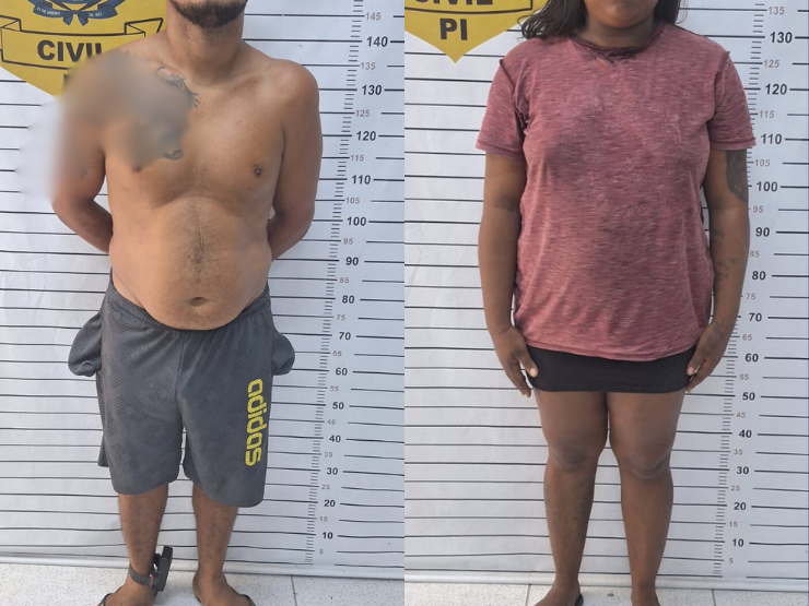 Casal é preso e drogas e dinheiro são encontrados em ponto de tráfico na Ilha de Santa Isabel, em Parnaíba