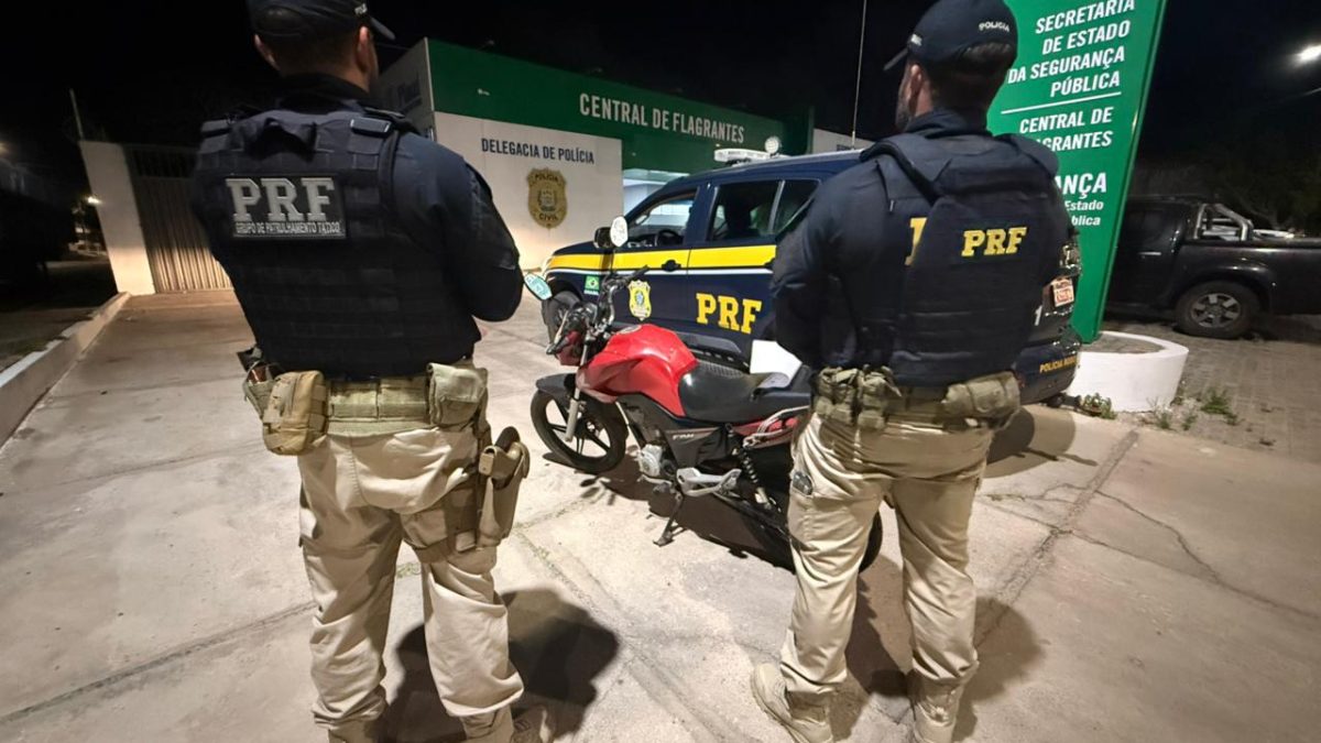Moto furtada e clonada, apreendida em Parnaíba, era usada em crimes desde 2019