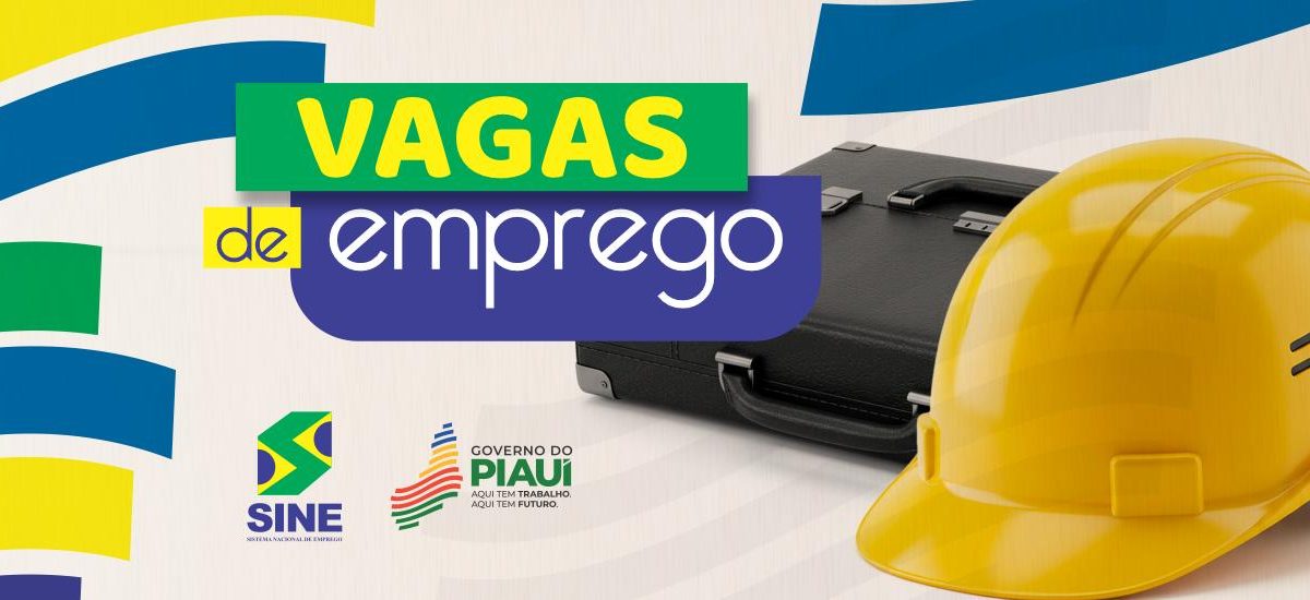 Sine divulga oportunidades de emprego em Parnaíba nesta quarta (4)