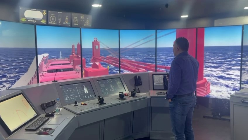 Porto Piauí avança em testes com navios em simulador marítimo que avaliam manobras e a segurança das operações