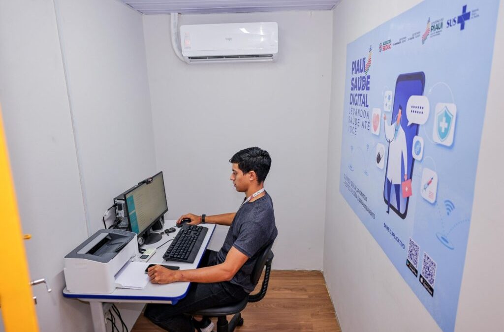 Piauí amplia telemedicina e leva saúde digital a comunidades terapêuticas e unidades prisionais