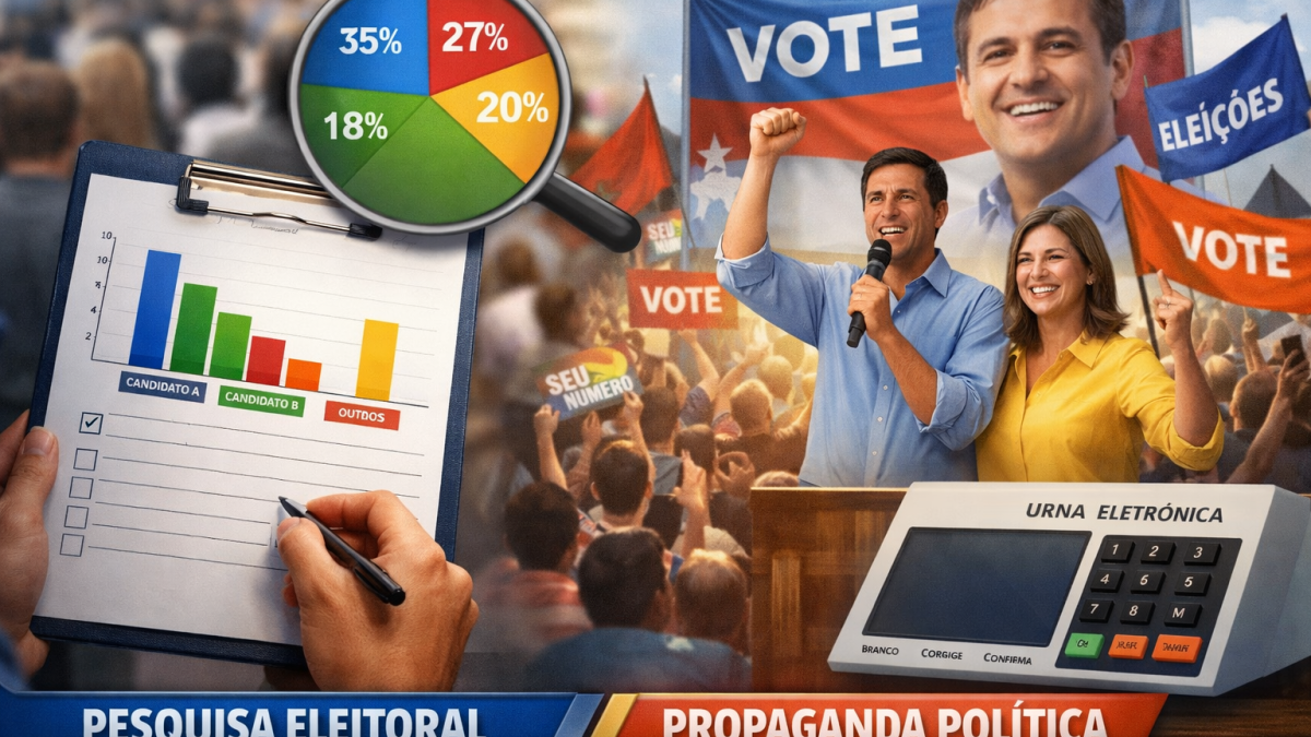 Matéria eleitoral. Pesquisas eleitorais e propaganda política – Por Josino Ribeiro