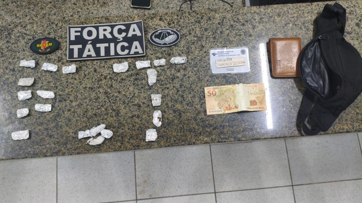 Drogas são apreendidas e dois suspeitos são detidos na Lagoa da Prata, em Parnaíba