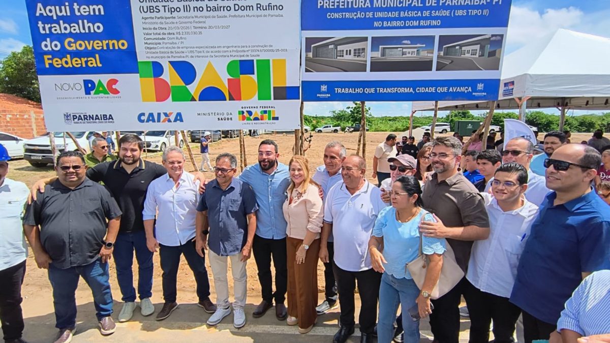 Parnaíba inicia obra de Unidade de Saúde no Dom Rufino II para ampliar atendimento