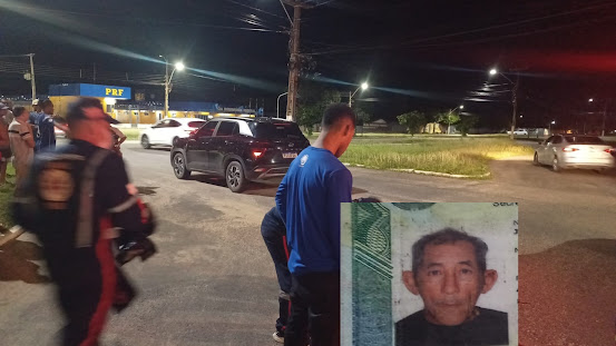 Acidente entre bicicleta e veículo deixa idoso morto próximo à BR-343