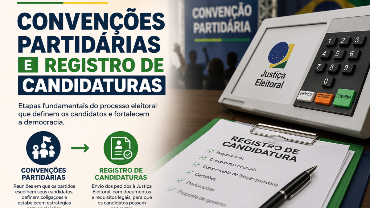 Matéria eleitoral. Convenções partidárias e registro de candidaturas – Por Josino Ribeiro